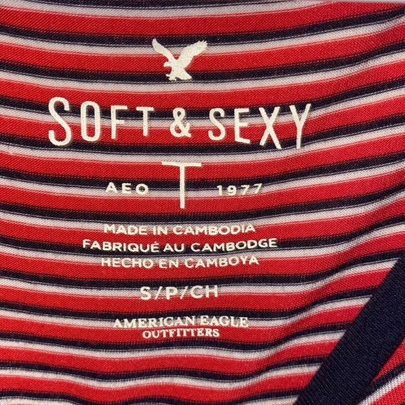 Striped American Eagle Shirt - Picture 2 of 4